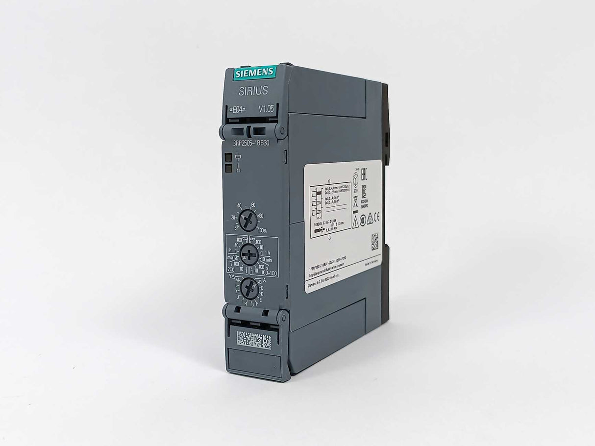 Siemens 3RP2505-1BB30 SIRIUS Timing Relay 0.05 s...100 h