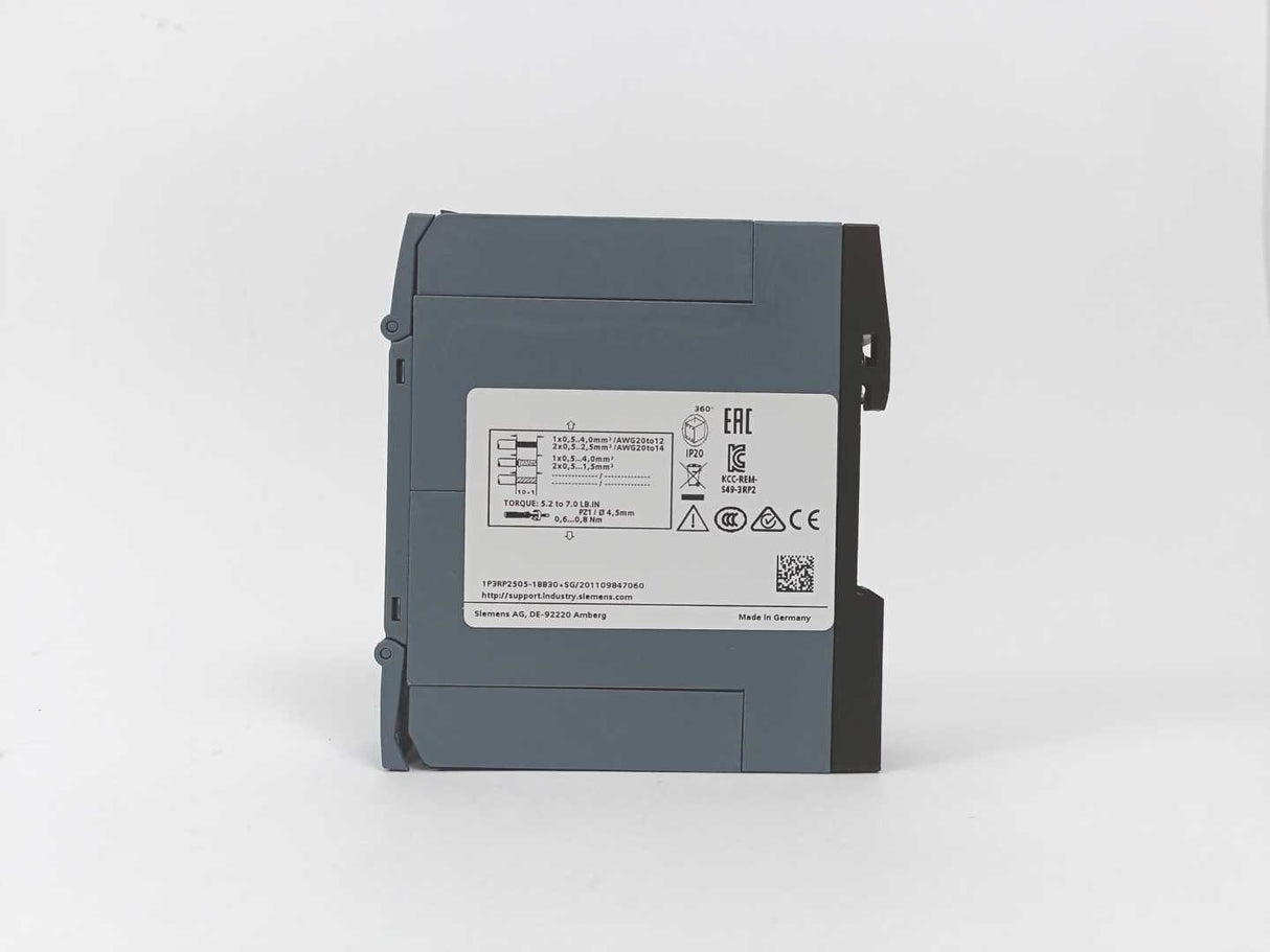 Siemens 3RP2505-1BB30 SIRIUS Timing Relay 0.05 s...100 h