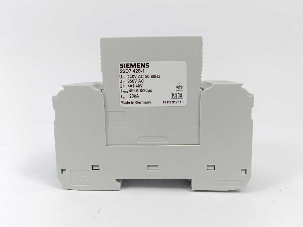 Siemens 5SD7428-1 Plug in x3 & 5SD7423-1 Surge arrester