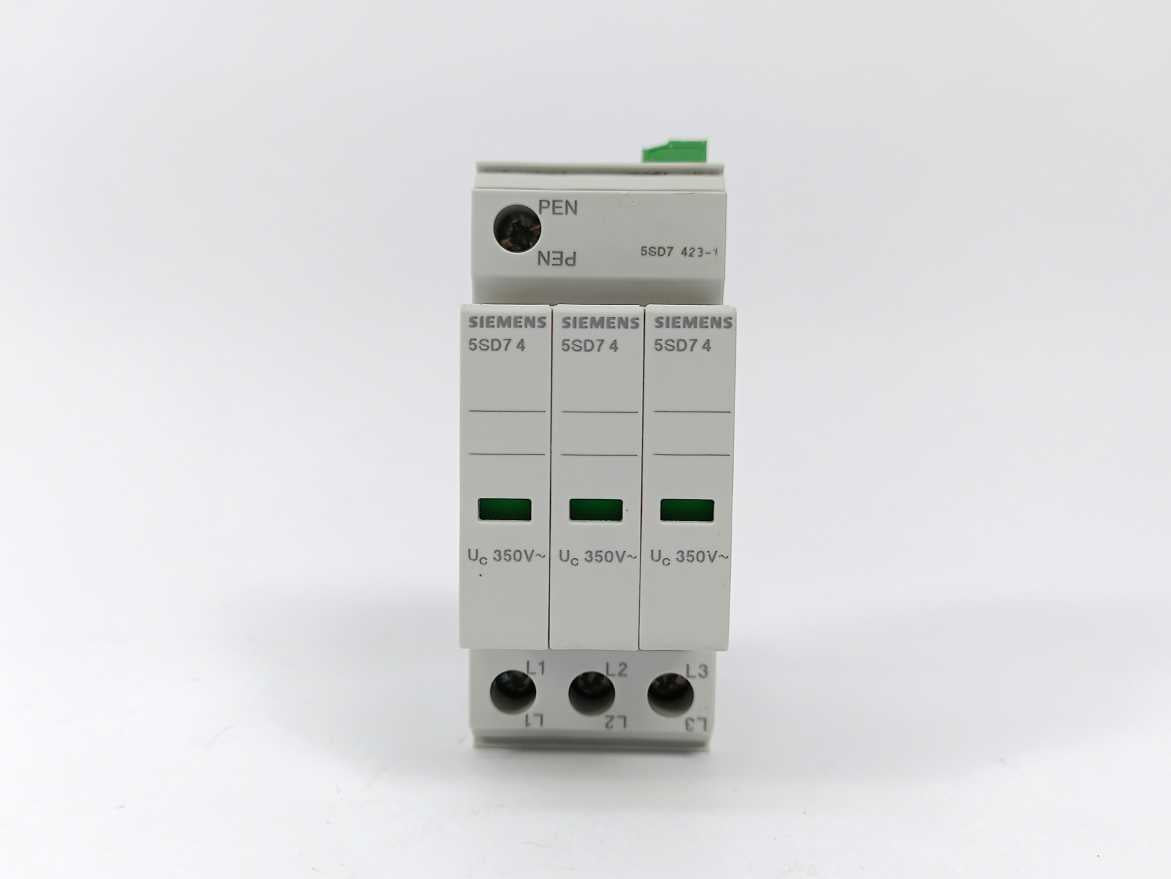 Siemens 5SD7428-1 Plug in x3 & 5SD7423-1 Surge arrester