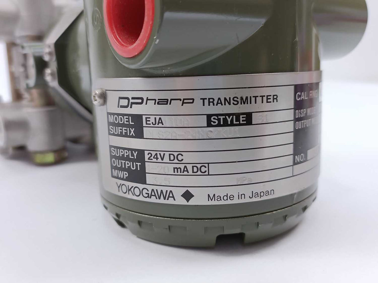 Yokogawa EJA110A DP Harp Transmitter, have not been mounted