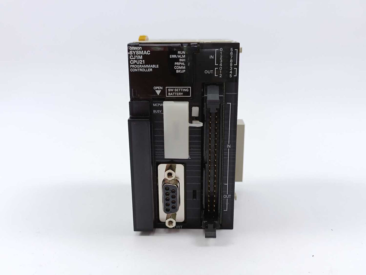OMRON CJ1M-CPU21 CPU Unit 24VDC Ver. 3.0, CJ1W-TER01