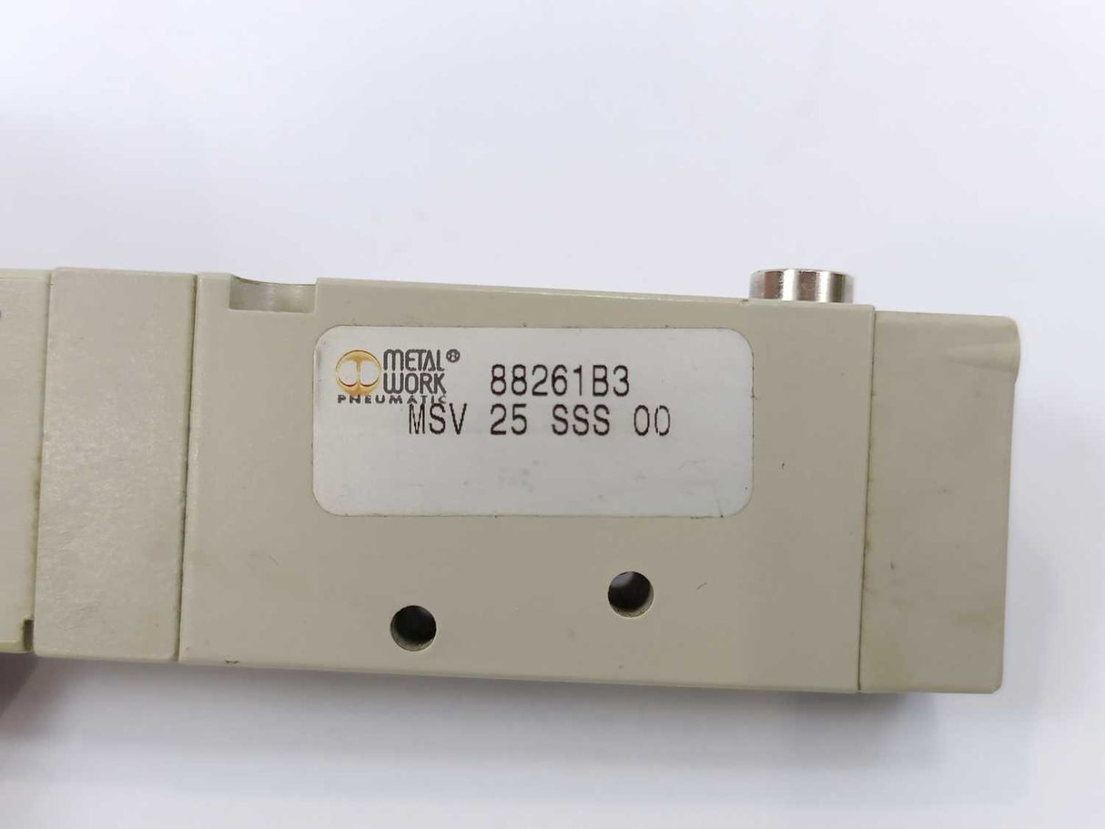 METAL WORK PNEUMATIC 88261B3 MSV 25 SSS 00