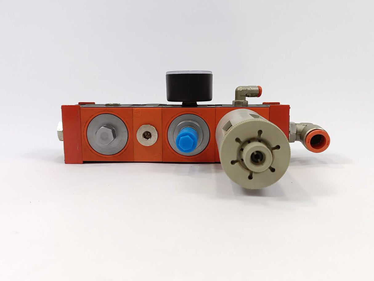 METAL WORK PNEUMATIC FR100-20 Filter Regulator W/ V3V100 + PA100 + VAP100