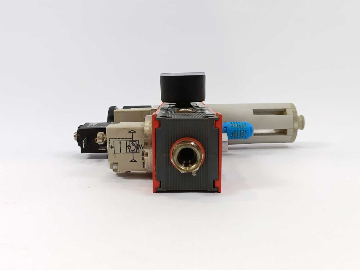 METAL WORK PNEUMATIC FR100-20 Filter Regulator W/ V3V100 + PA100 + VAP100