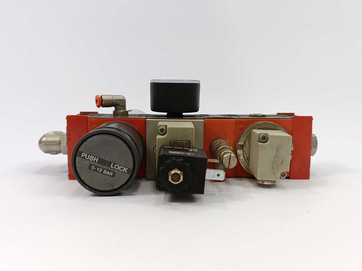 METAL WORK PNEUMATIC FR100-20 Filter Regulator W/ V3V100 + PA100 + VAP100