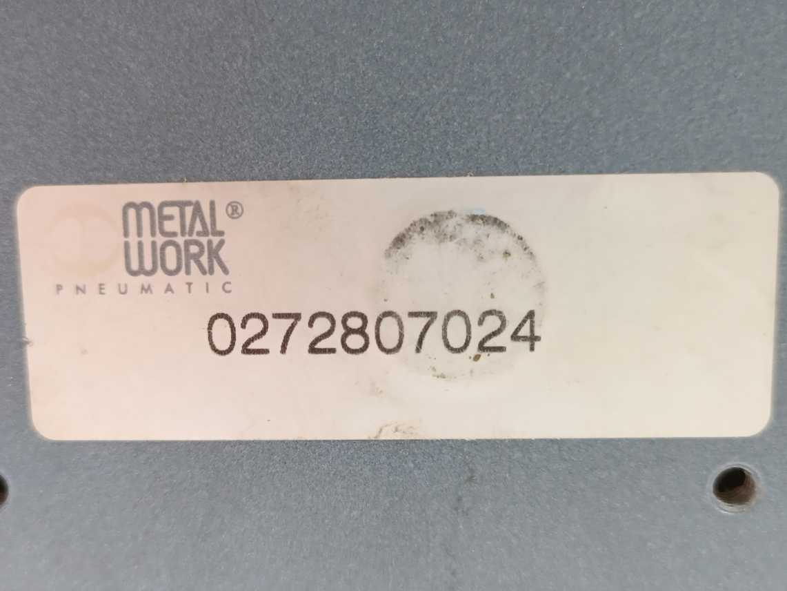 METAL WORK PNEUMATIC 0272807024 Multimatch Electro-Pneumatic Command