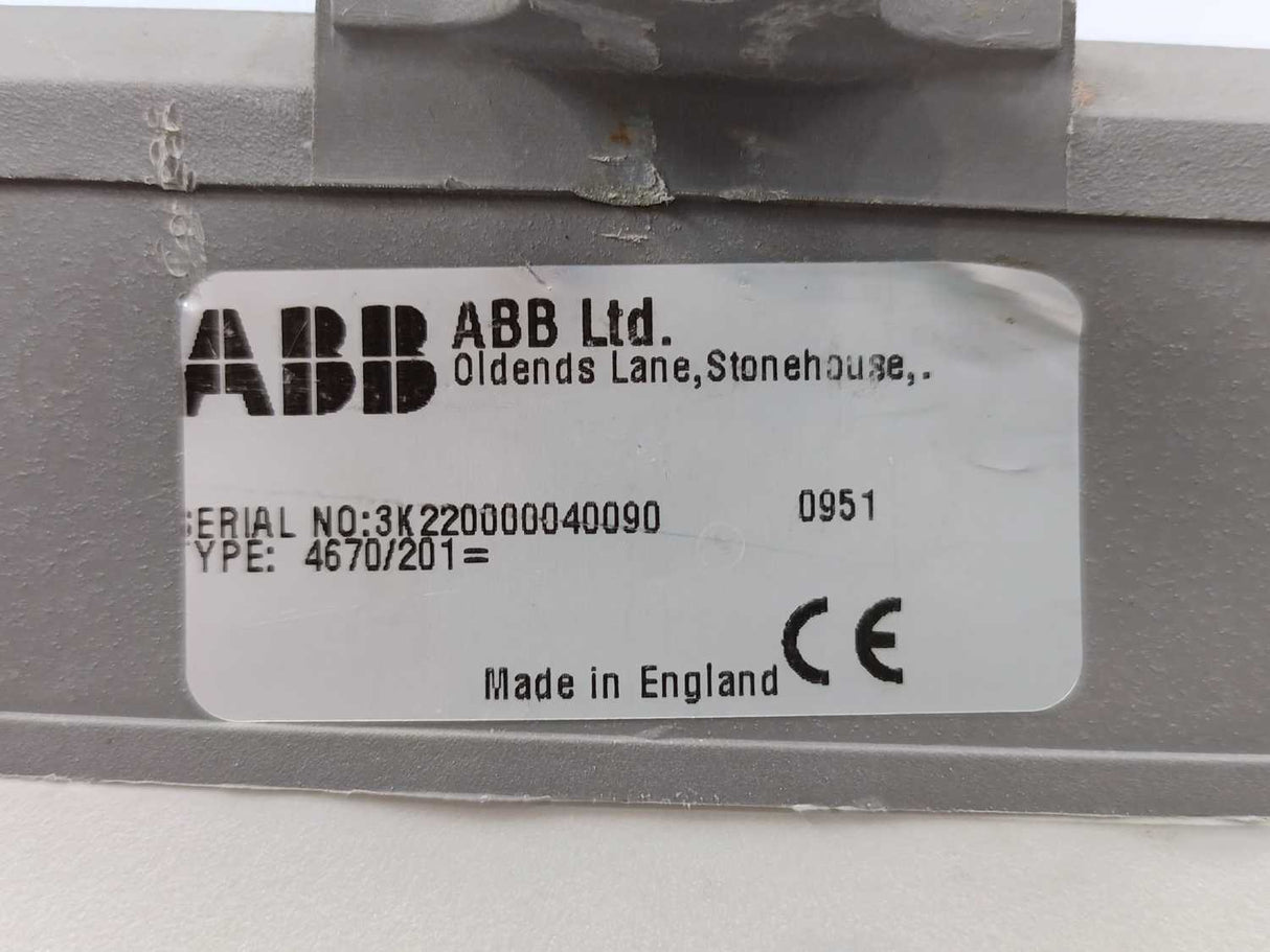 ABB 4670/201 4600 Series Turbidity Analyzers