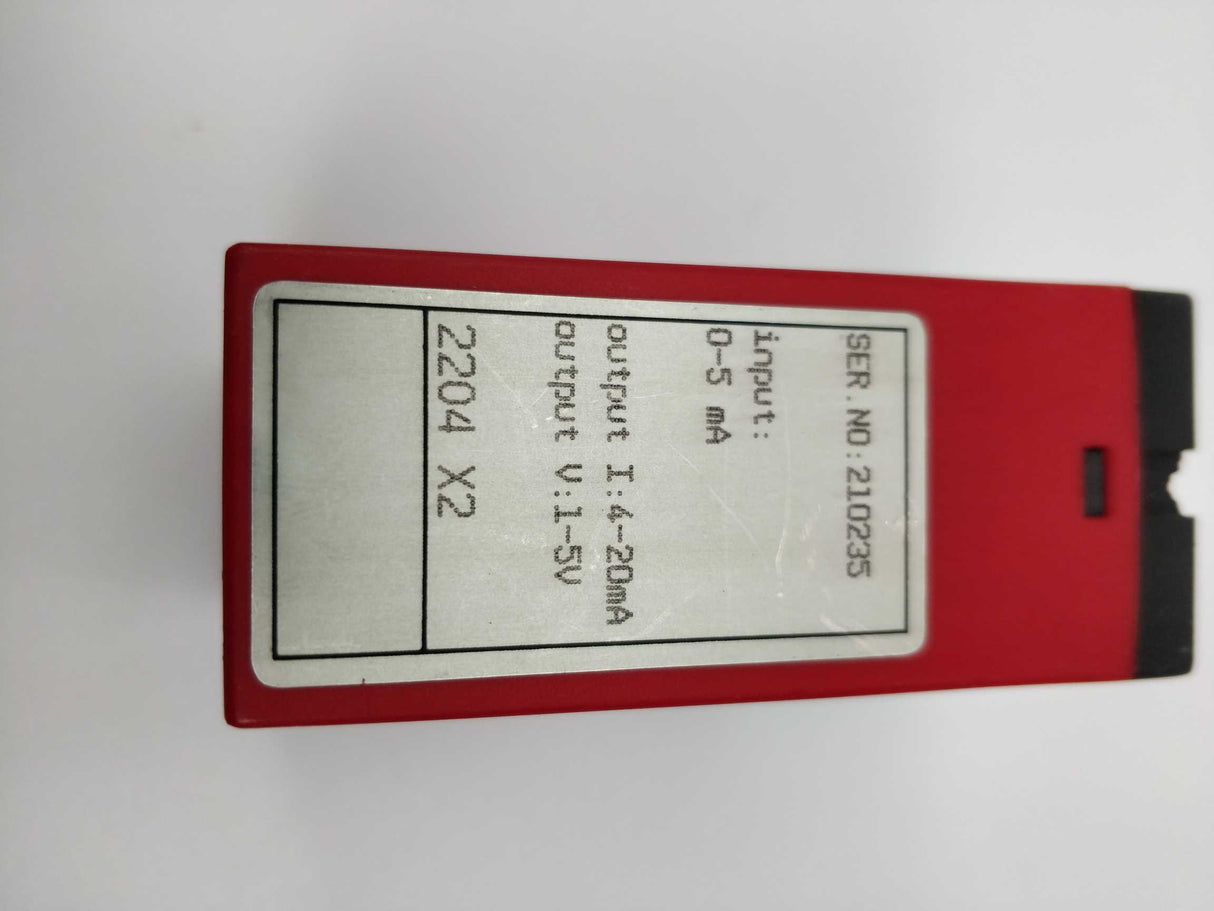 PR Electronics 2204 X2 Serial No. 210235 Isolation Amplifier