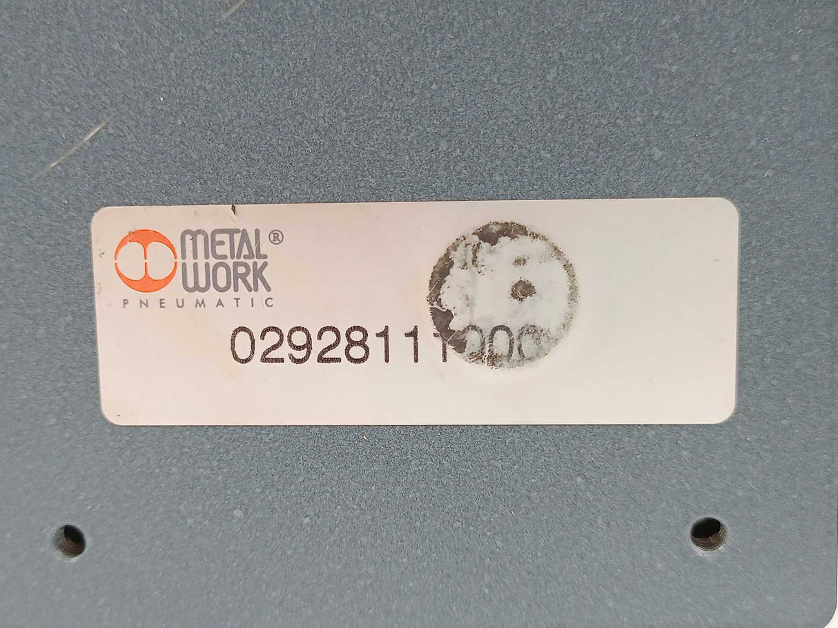 METAL WORK PNEUMATIC 02928111000 Multimatch Electro-Pneumatic Command + B&R
