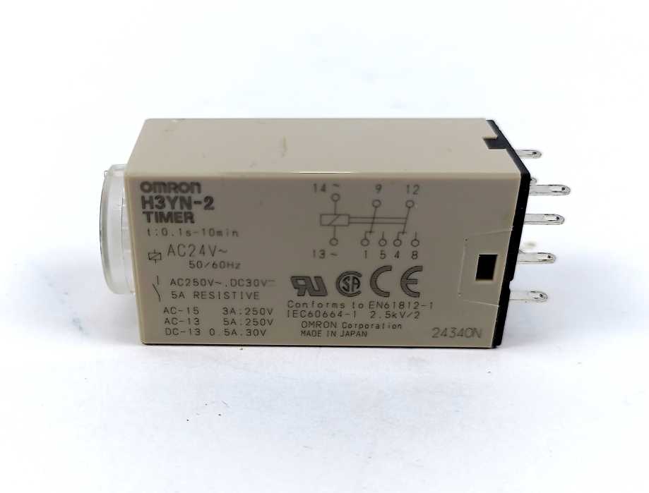 OMRON H3YN-2 Timer Relay 1s/10s/1m/10m