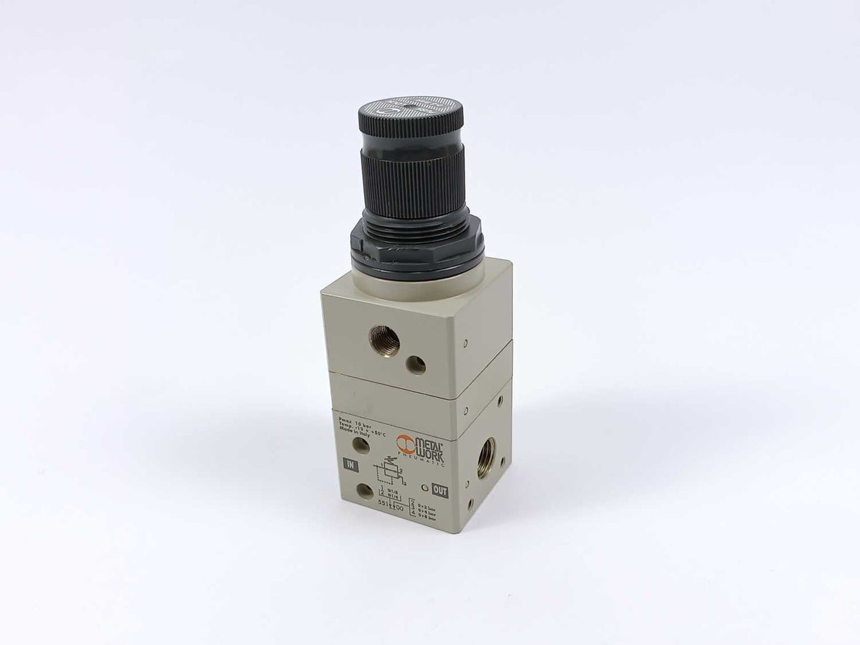METAL WORK PNEUMATIC 5512400 GS 1/4'' 08 Precision Pressure Regulator