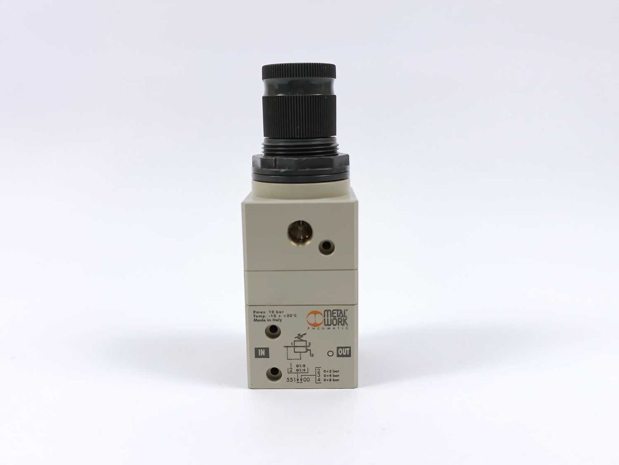 METAL WORK PNEUMATIC 5512400 GS 1/4'' 08 Precision Pressure Regulator
