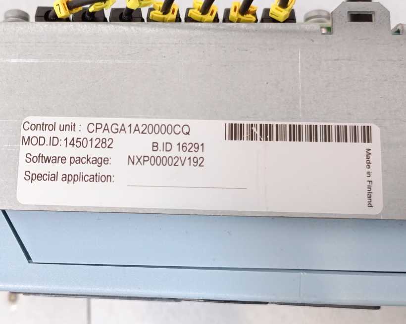 Vacon NXI03855-A0T0ISG-A1A20000CQ Vacon NXI Inverter Unit