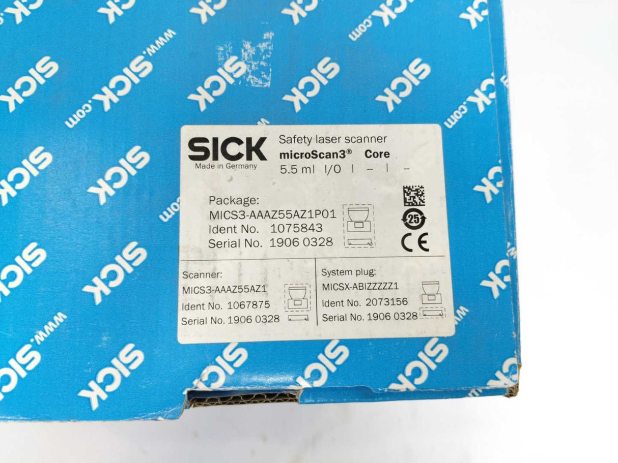 SICK 1075843 MICS3-AAAZ55AZ1