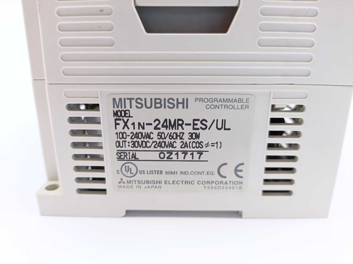 Mitsubishi FX1N-24MR-ES/UL Programmable Controller