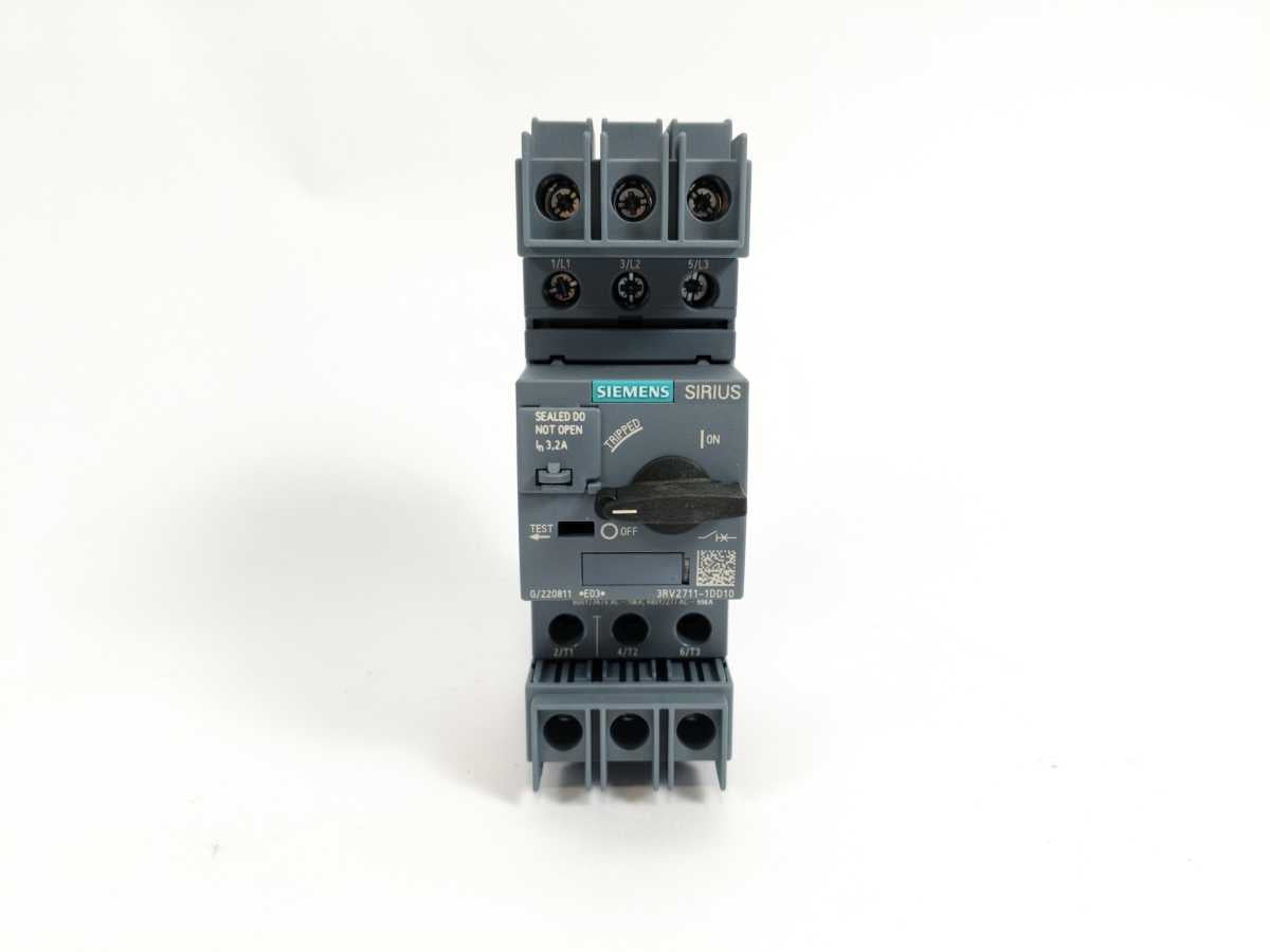 Siemens 3RV2711-1DD10 SIRIUS Circuit Breaker