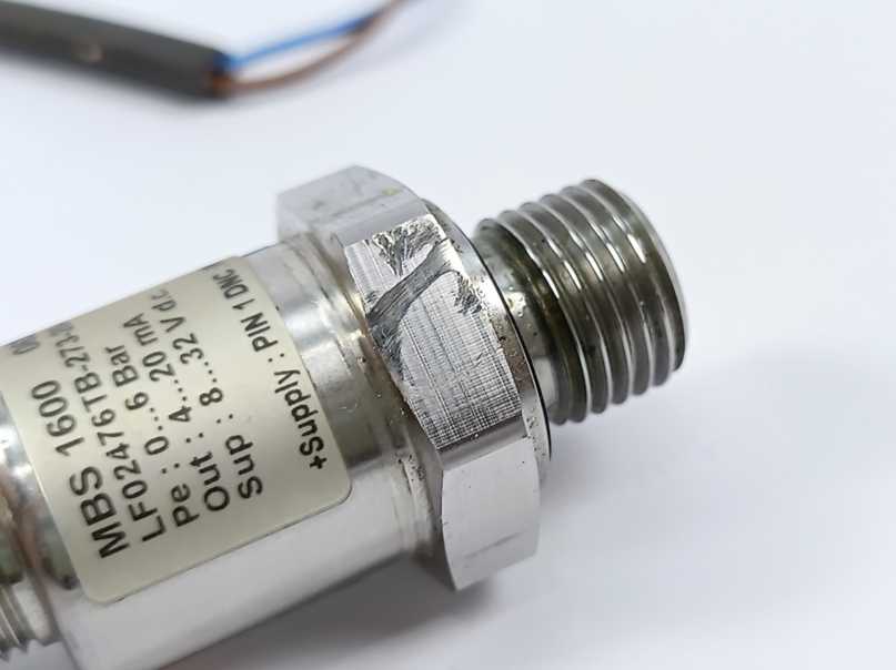 Danfoss 063G2831 Pressure Transmitter MBS 1600, 0-6bar, 0-87psi