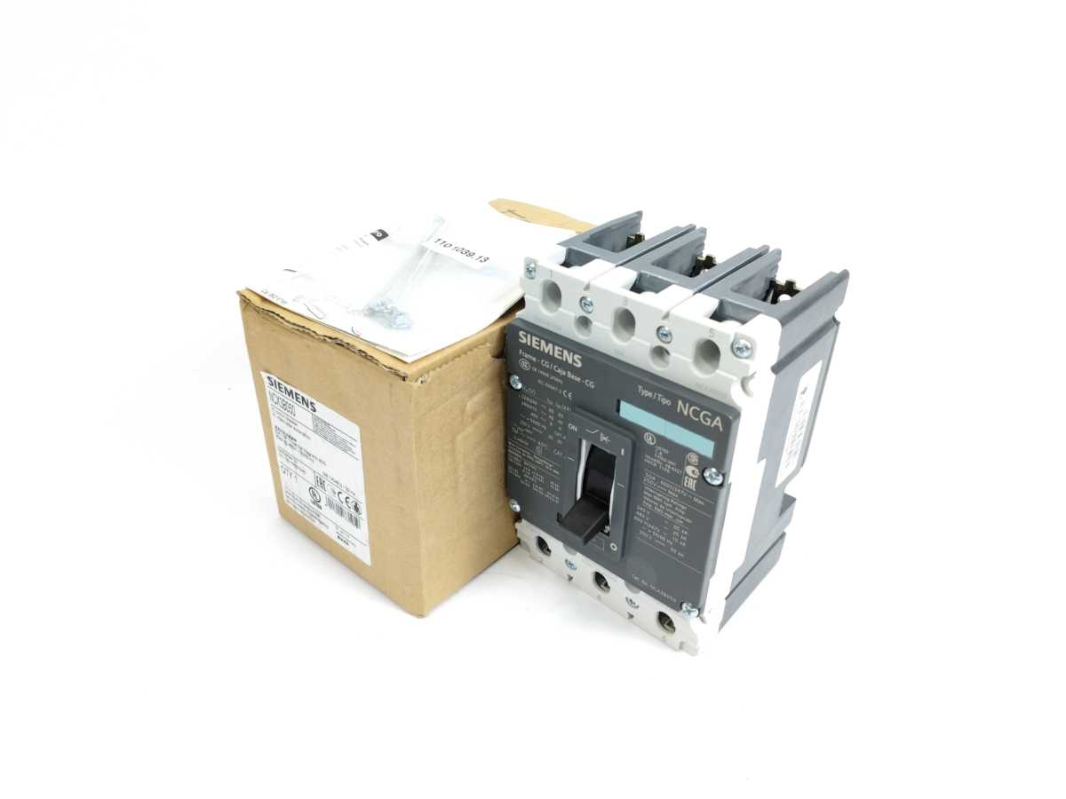 Siemens NCX3B050 VL Circuit Breaker NCGA