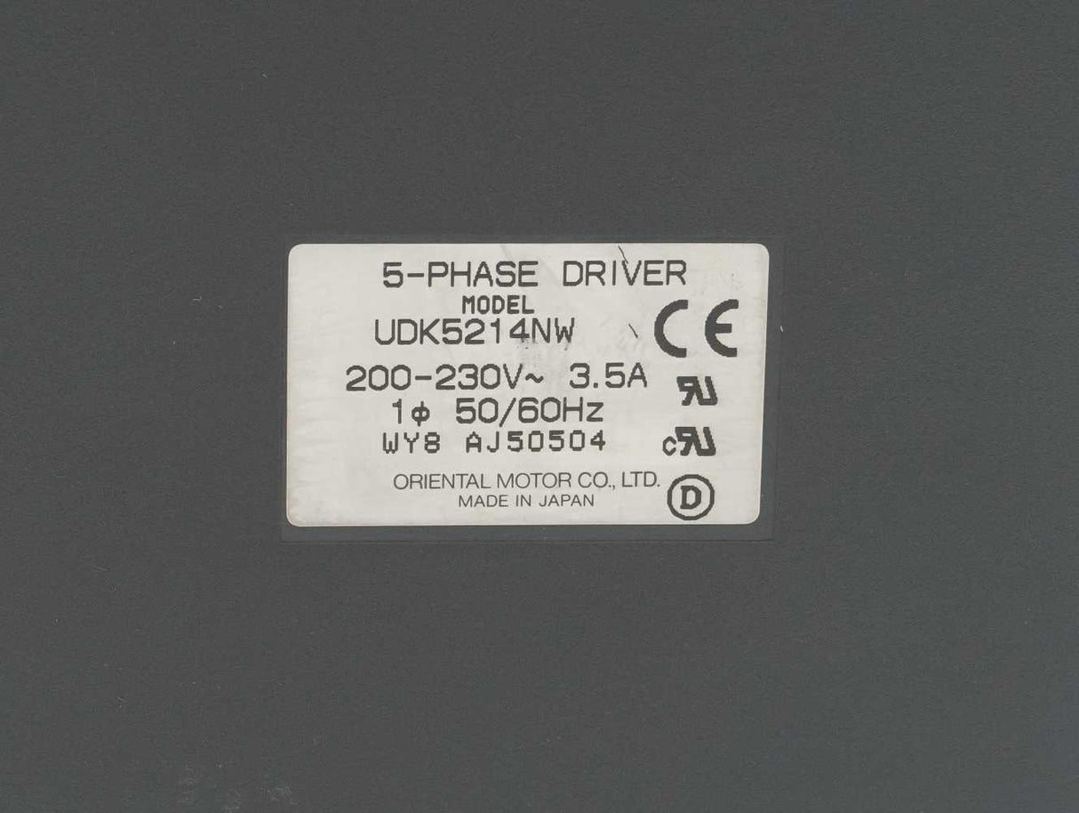 Vexta UDK5214NW 5-Phase Driver Oriental