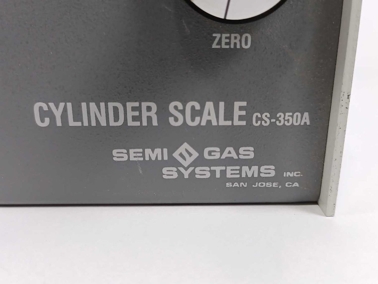Semi Gas Systems CS-350A Cylinder Scale
