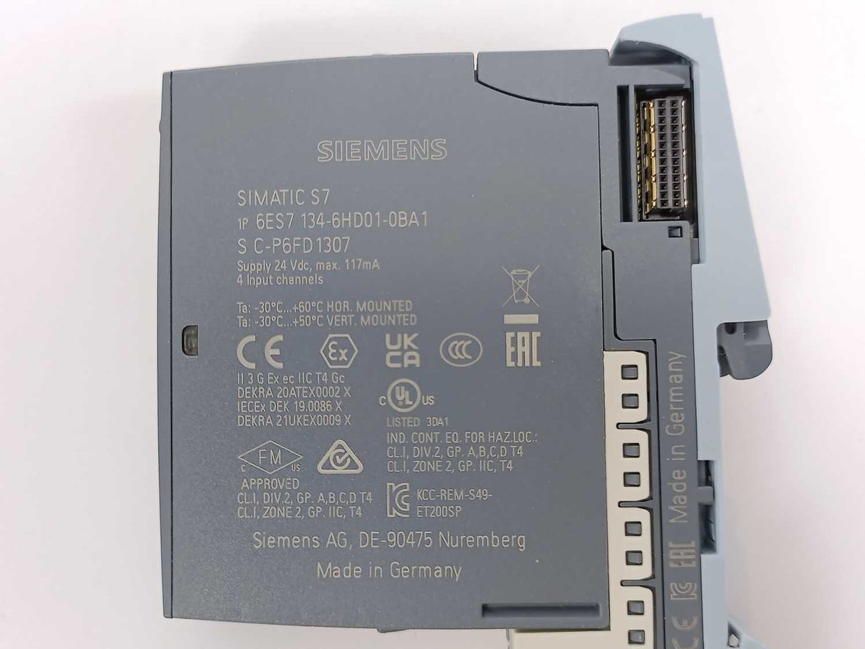 Siemens 6ES7134-6HD01-0BA1 SIMATIC ET 200SP Analog Input Module