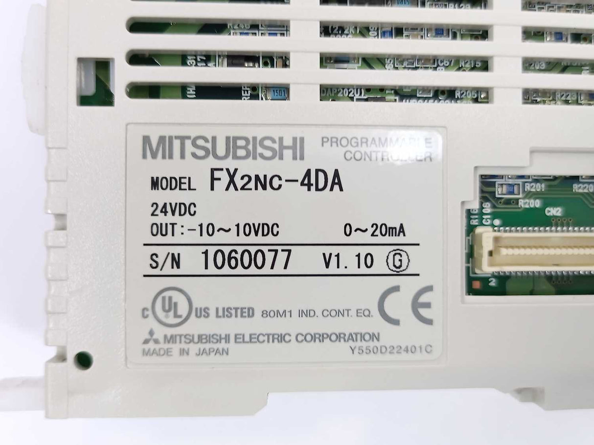 Mitsubishi FX2NC-4DA Programmable Controller