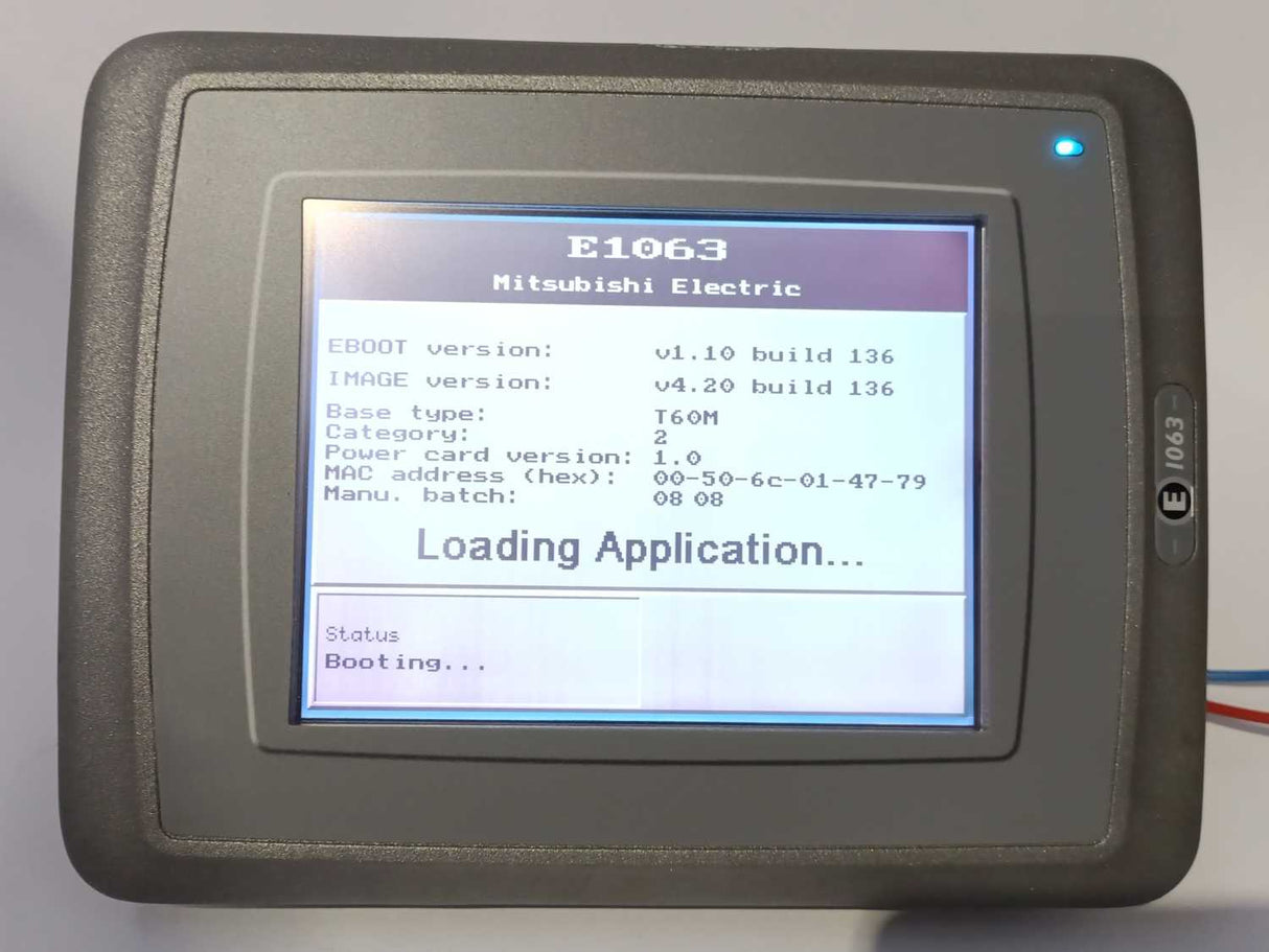 Mitsubishi 06704 E1063 Touchscreen 24VDC 0,45A