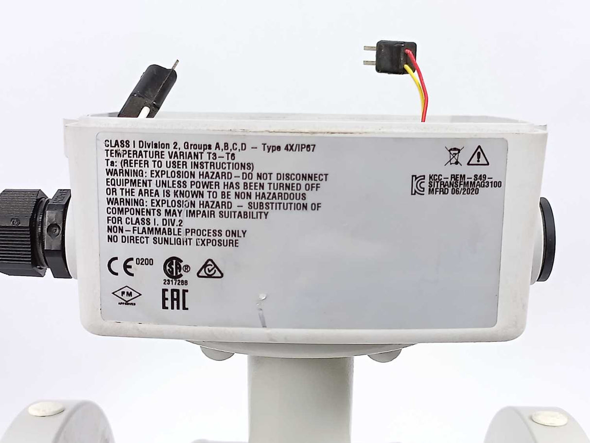 Siemens 7ME63402YF132AA1 SITRANS F M MAG 3100 P Flow Sensor with chip