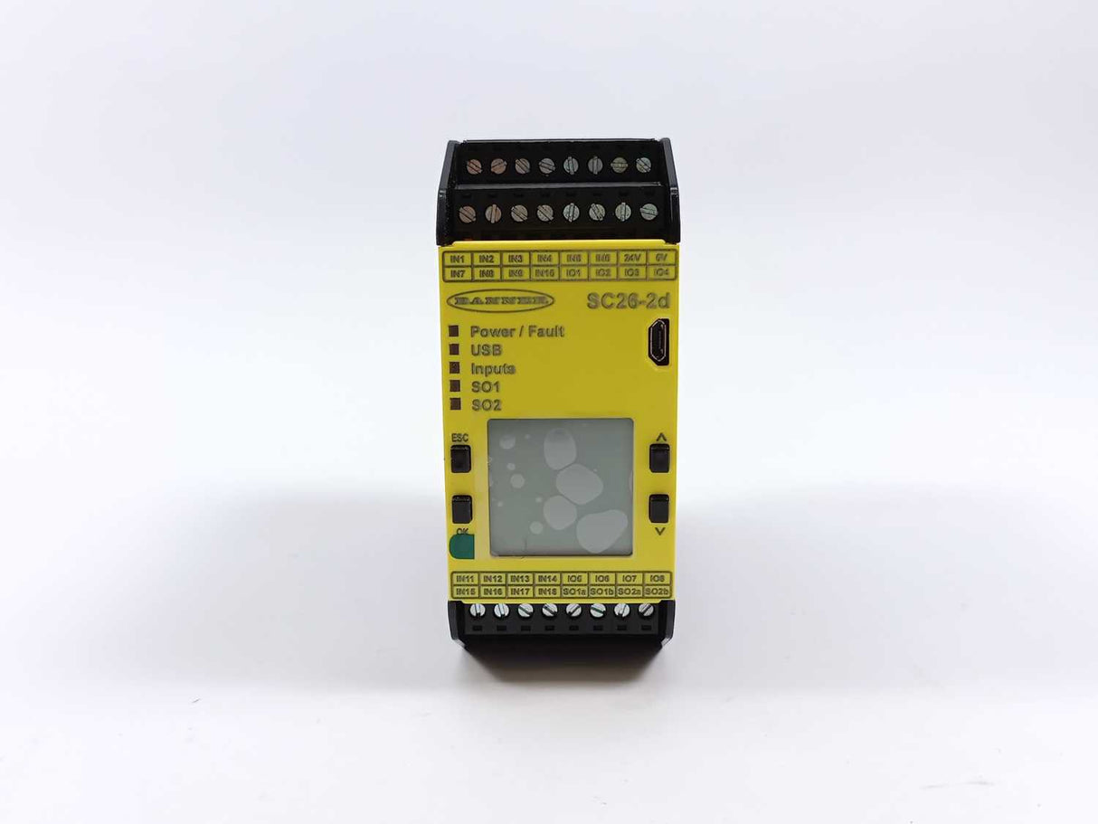 BANNER 85066 SC26-2D Safety Controller 24V dc