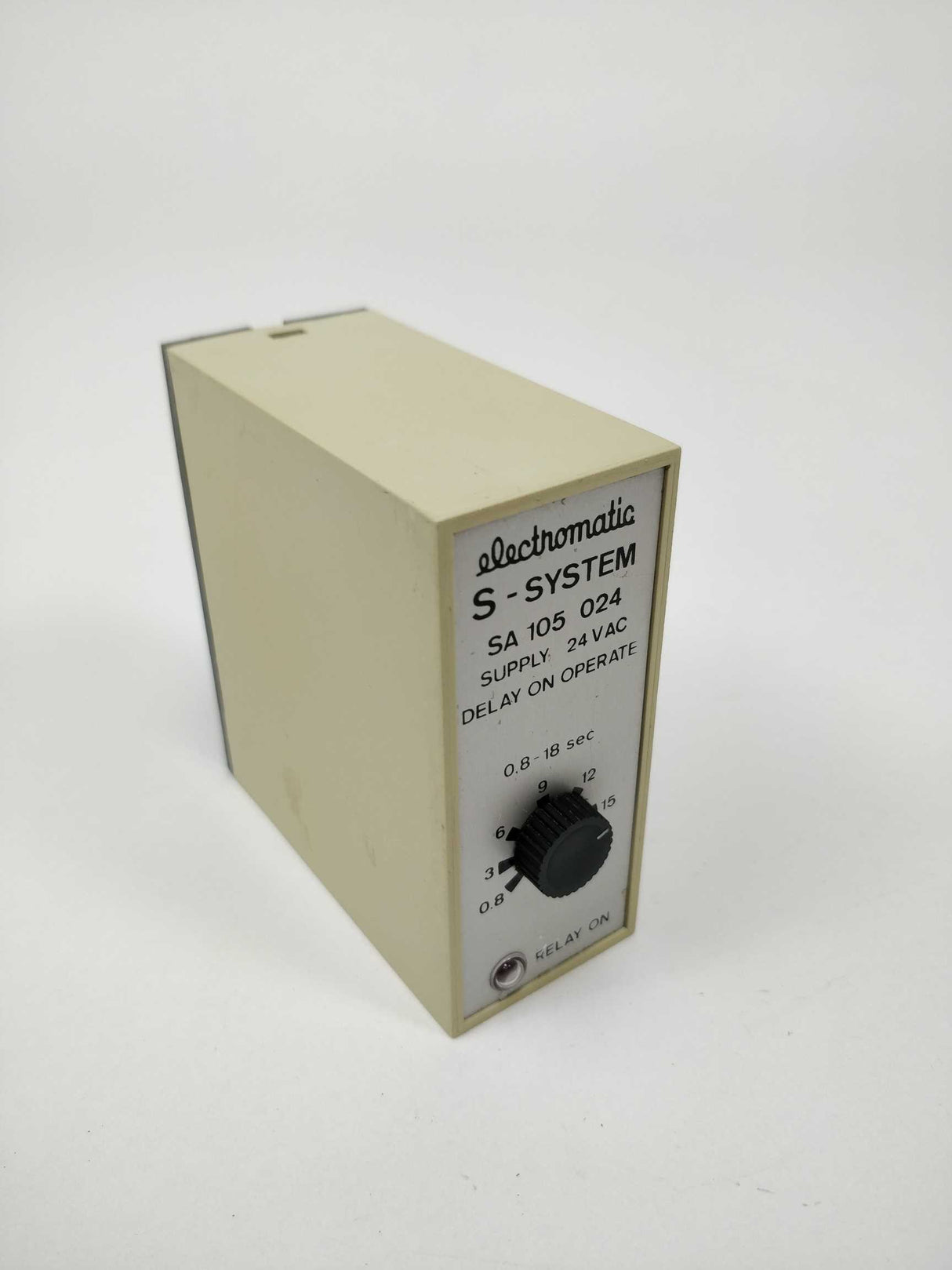 Electromatic SA 105 024 S-system delay on operate 0.8-18sec.