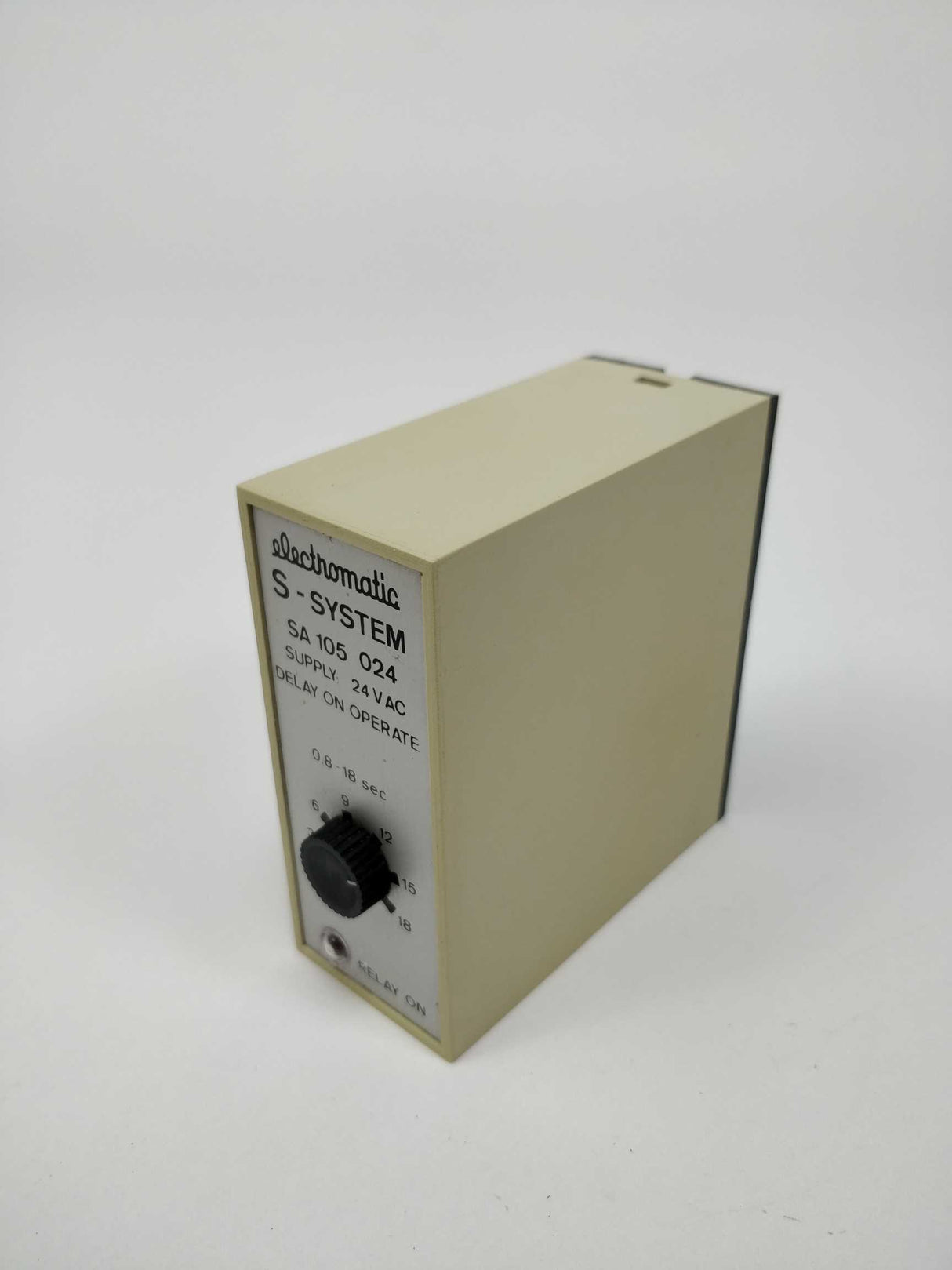 Electromatic SA 105 024 S-system delay on operate 0.8-18sec.