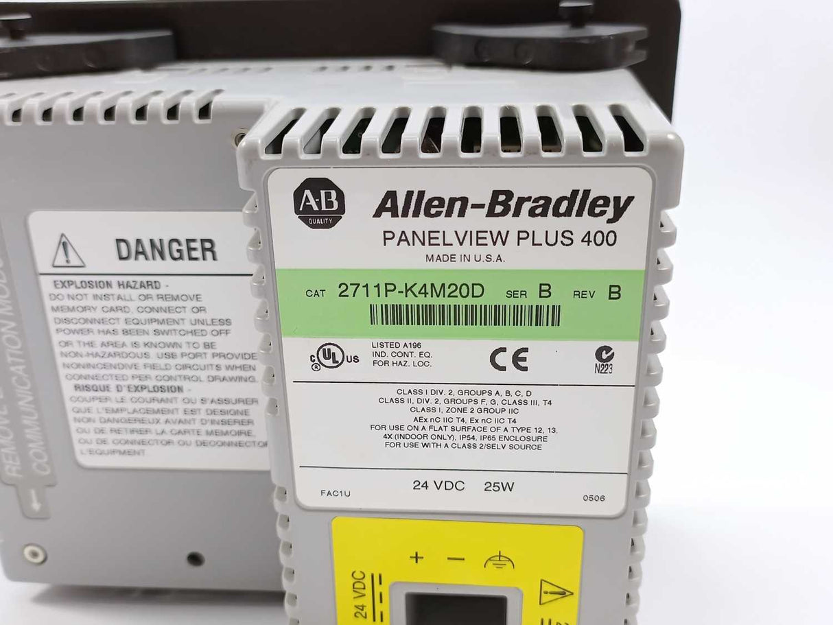 AB 2711P-K4M20D Ser. B Rev. B PanelView Plus 400