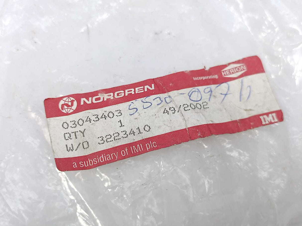 NORGREN 03043403 Super X Valve, G1/8