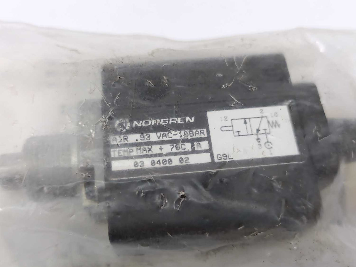 NORGREN 03040002 Super X Mechanically Actuated Valve, G1/8