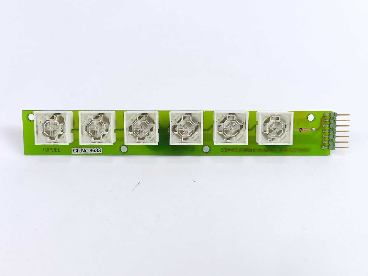 Sigmatek 9805.294.00 Keypad Board w/ 6 Buttons