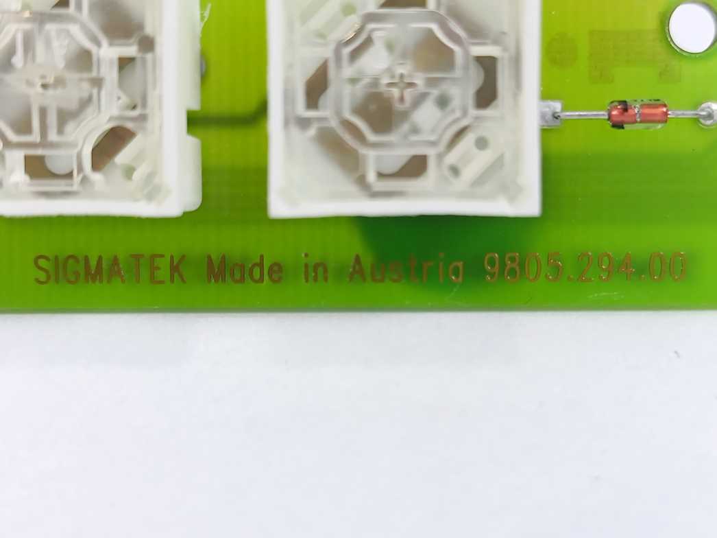Sigmatek 9805.294.00 Keypad Board w/ 6 Buttons