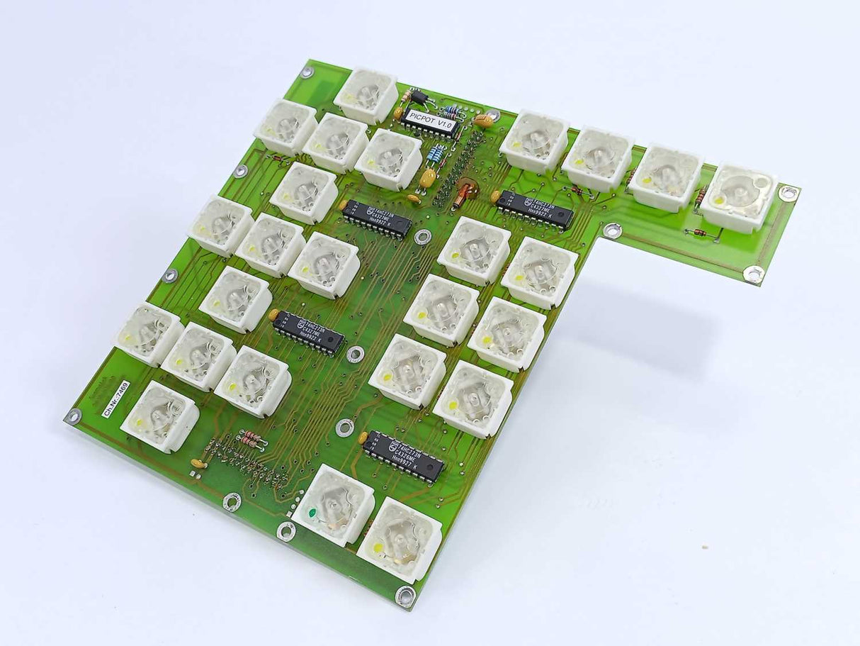 Sigmatek 9810.306.00 01-206-011 Keypad Board w/ 25 Buttons