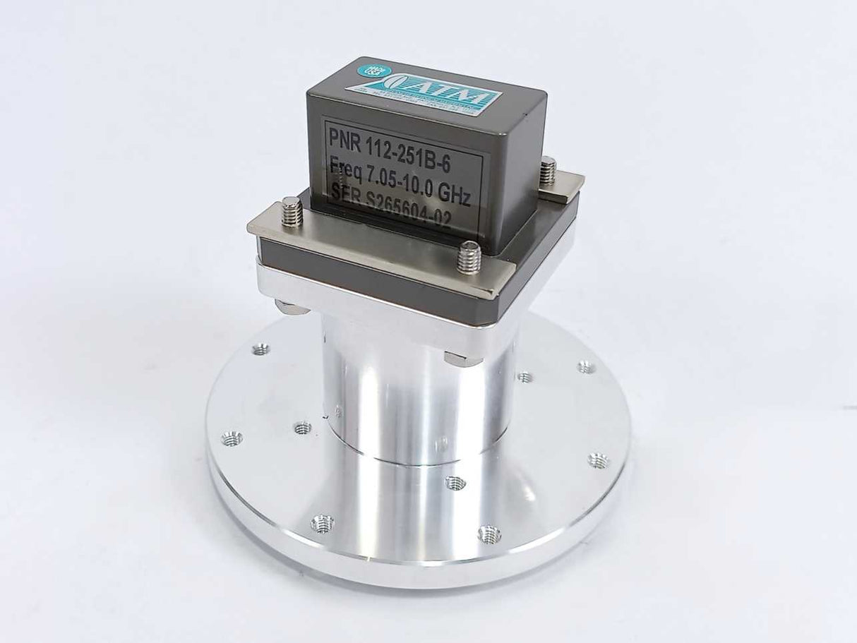 ATM 112-251B-6 Coaxial Right Angle Adapter. Freq: 7.05-10.0Ghz