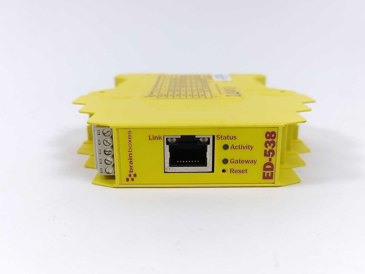 brainboxes ED-538 Industrial Ethernet to DIO 4 Relays & 8 Digital Inputs