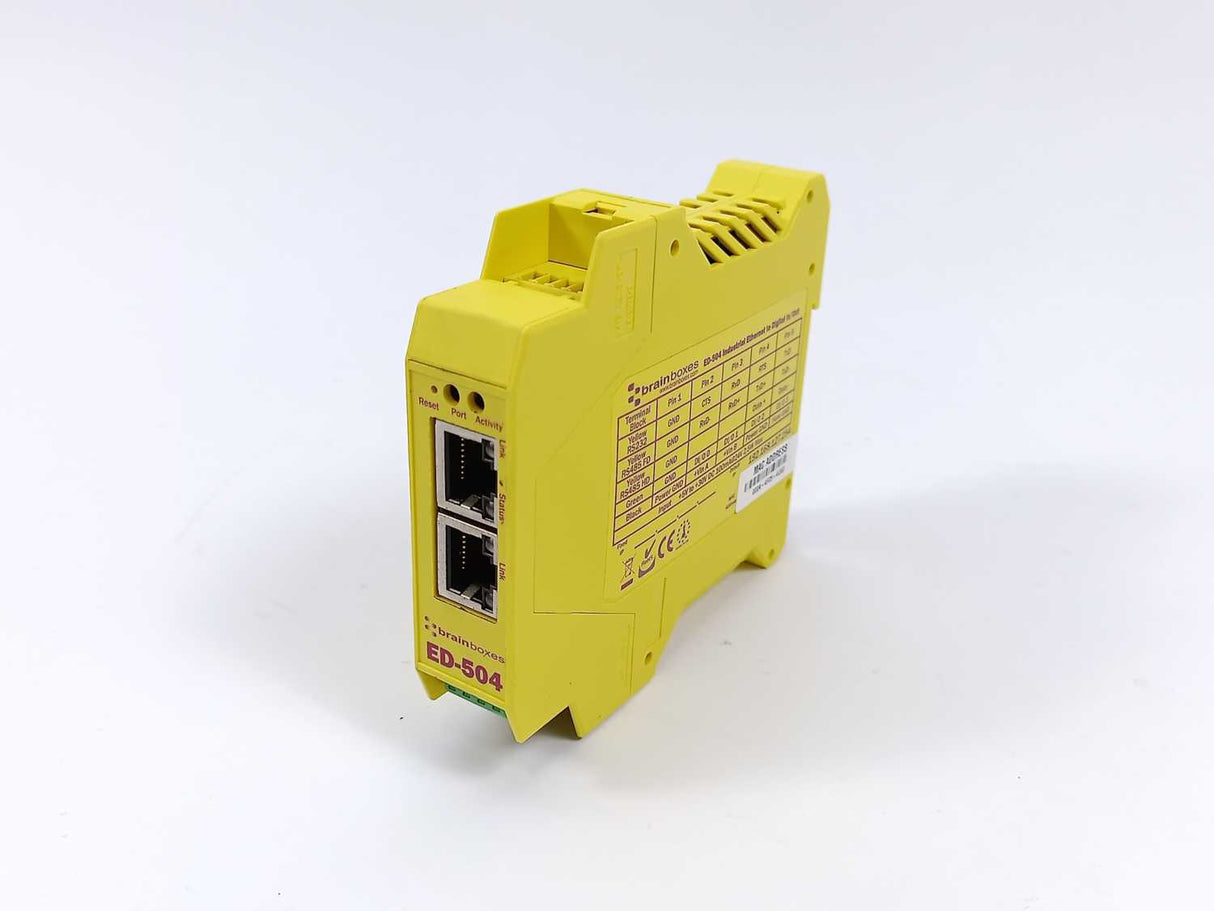 brainboxes ED-504 Industrial Ethernet to DIO 4 Digital Lines + Serial + Switch