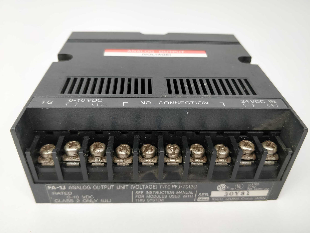 Idec PFJ-TO12U FA-1J analog output unit