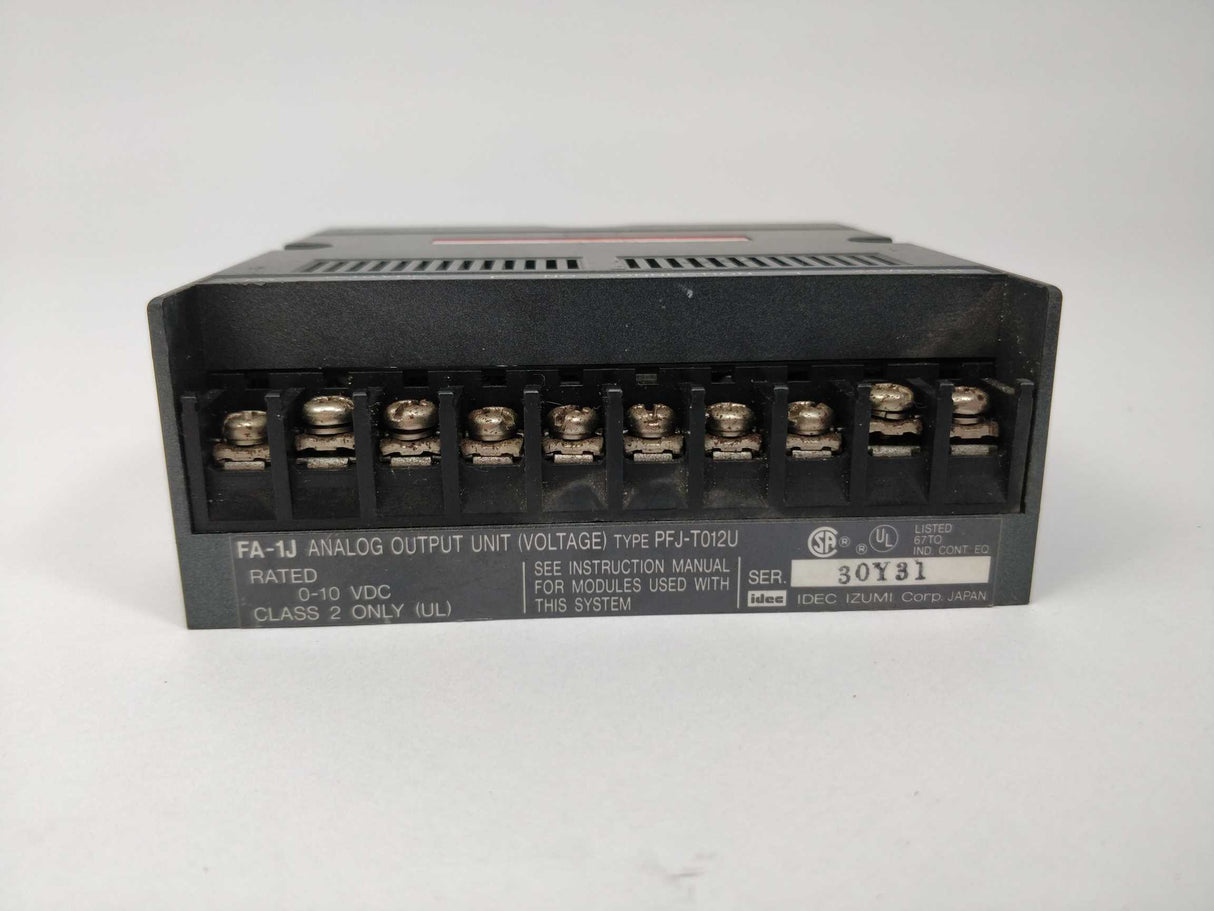 Idec PFJ-TO12U FA-1J analog output unit
