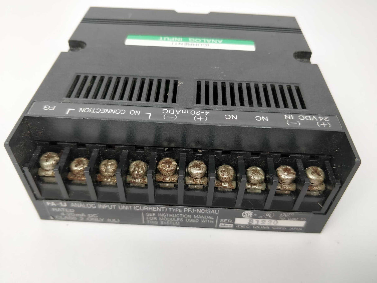 Idec PFJ-N013AU FA-1J Analog input unit (current)