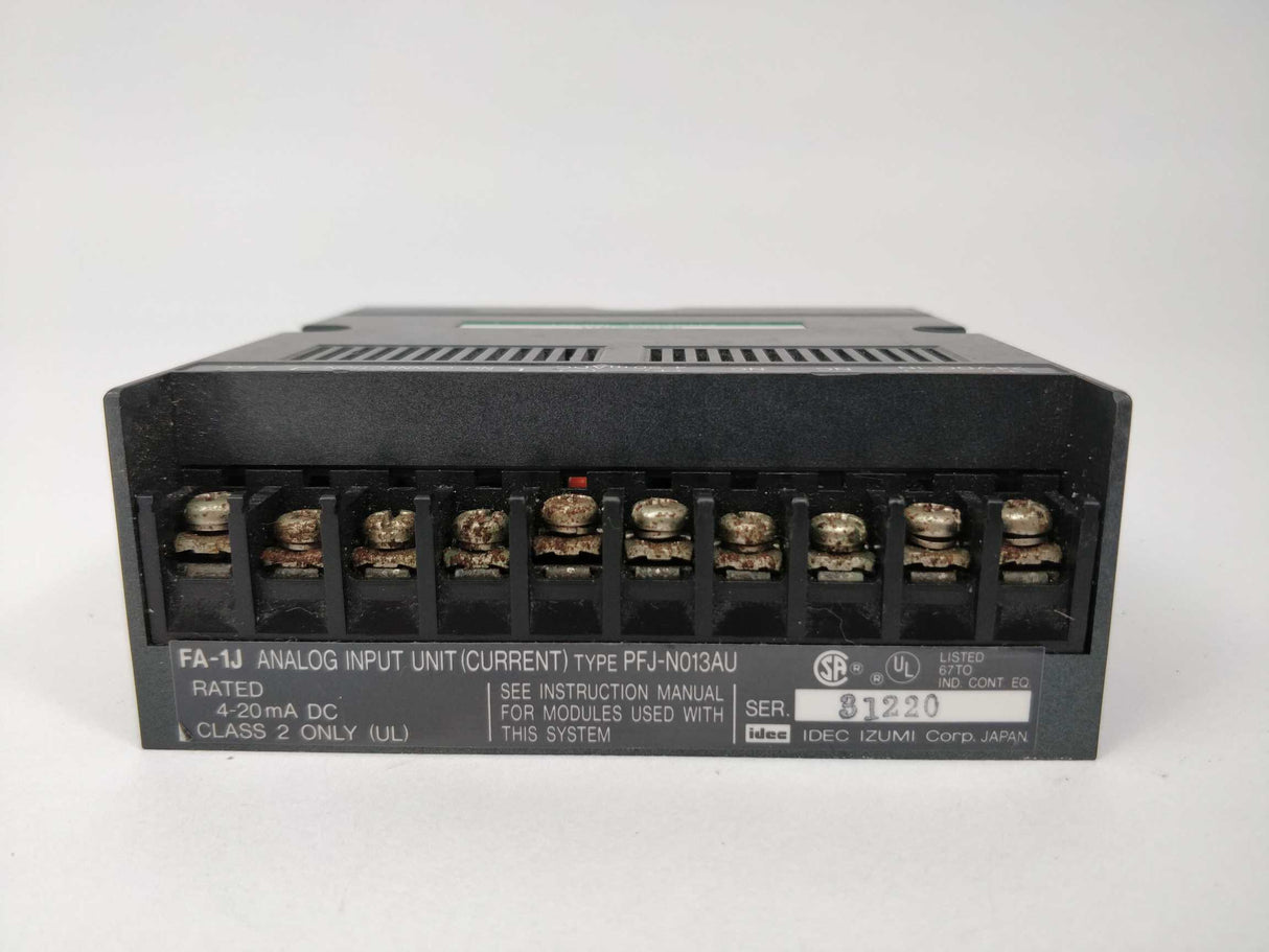 Idec PFJ-N013AU FA-1J Analog input unit (current)