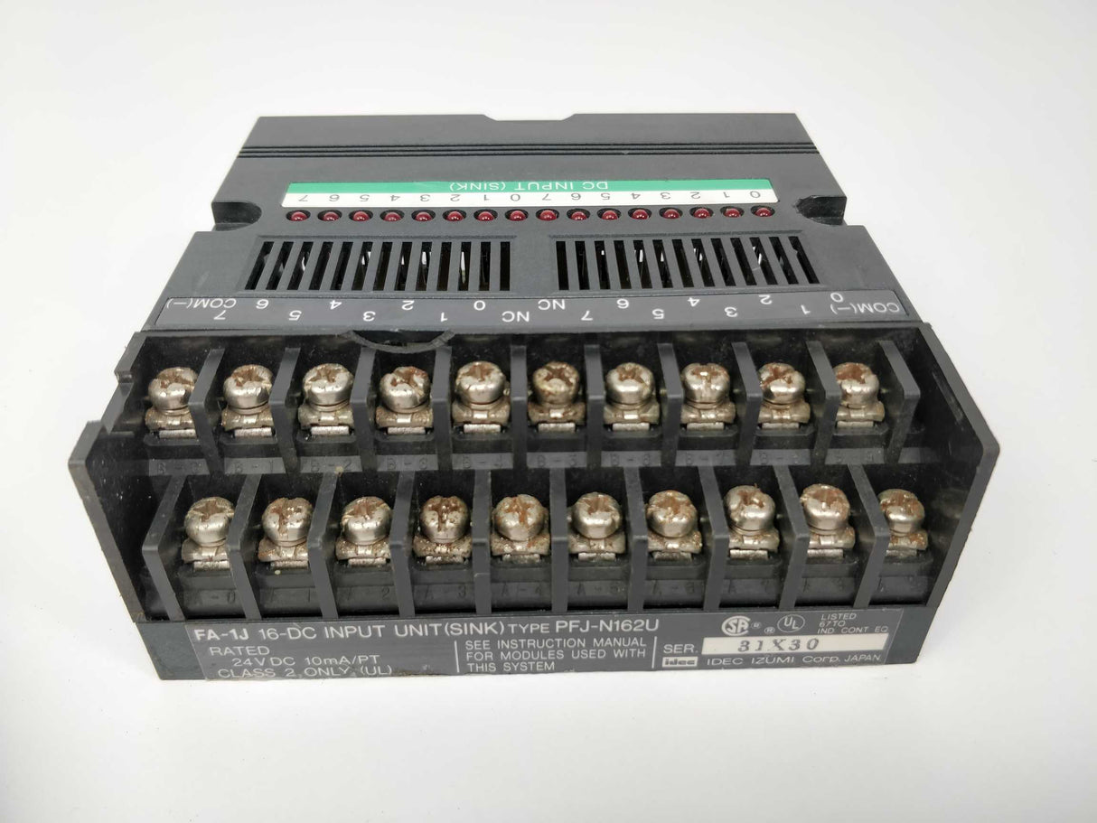 Idec PFJ-N162U FA-1J 16-DC input unit (sink)