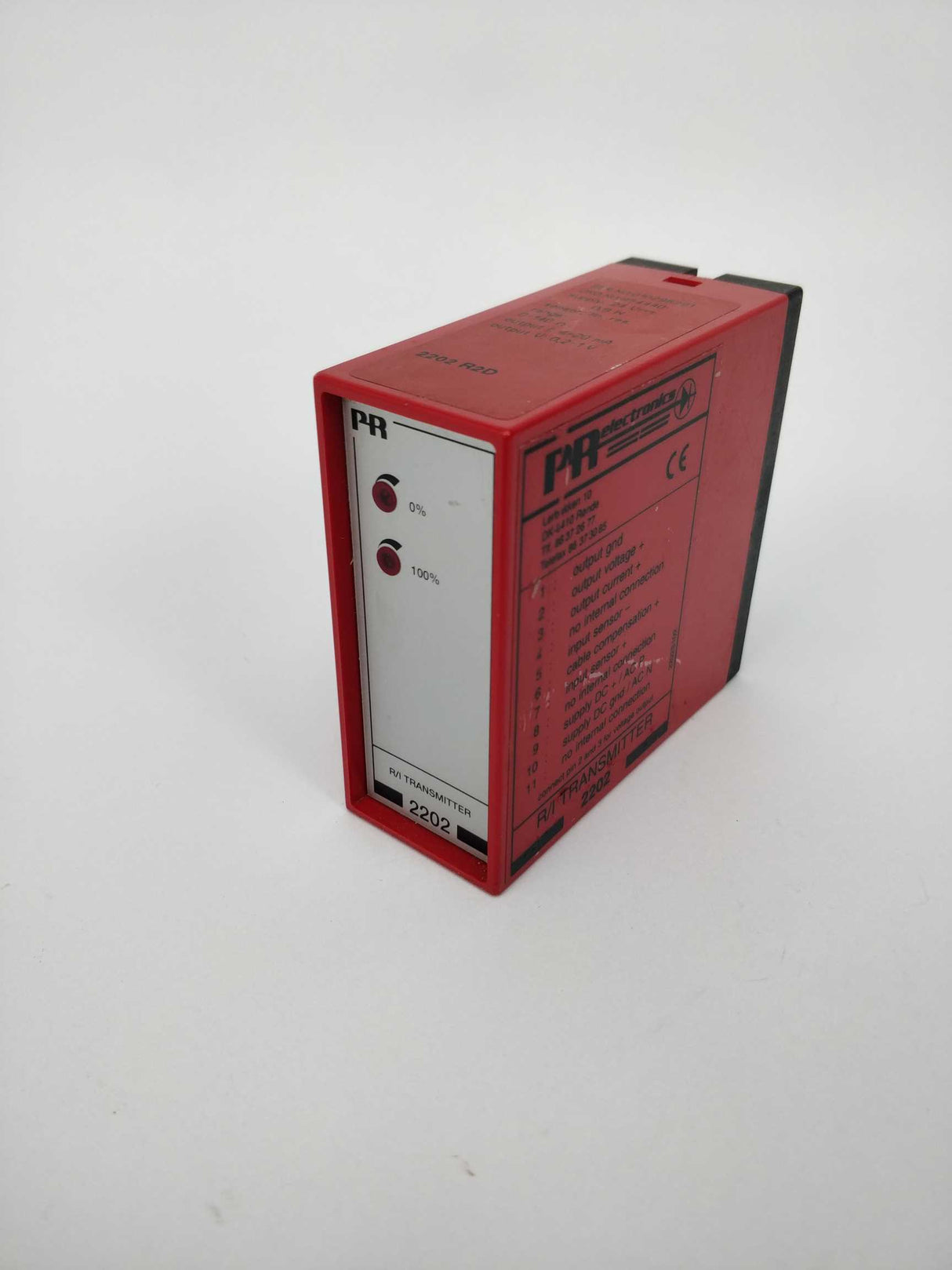 PR Electronics 2202 R2D Serial No. 010296291 R/I Transmitter