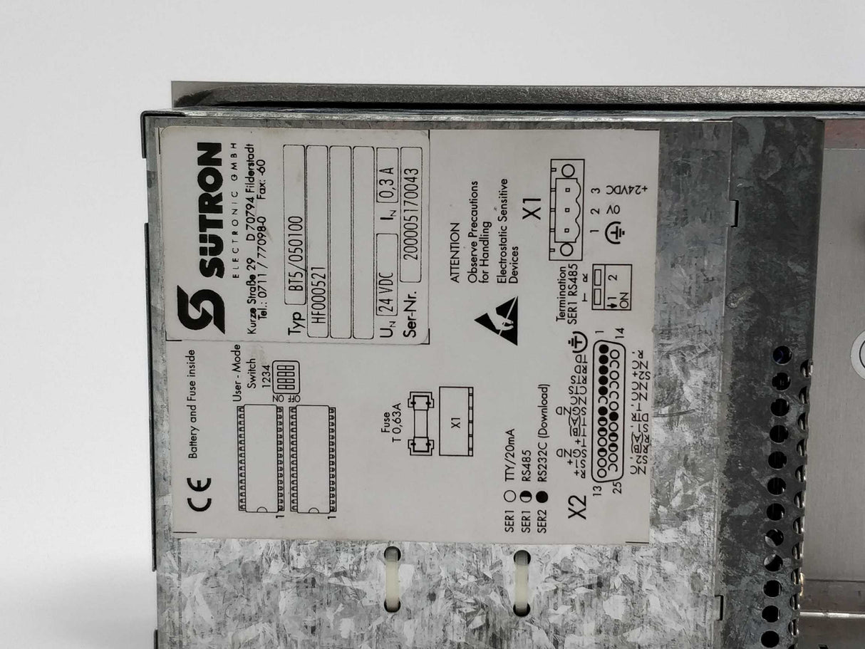 Sutron BT5/050100 Bosch control panel keyboard w/ display