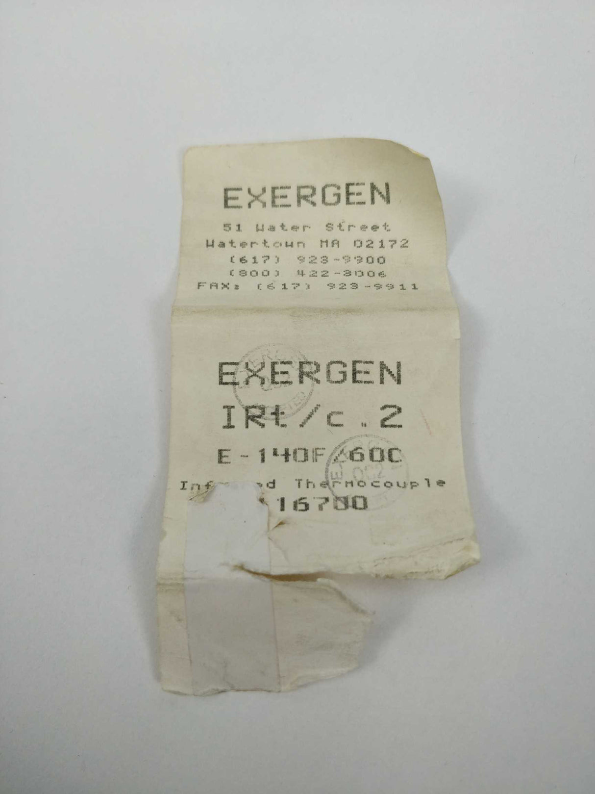 Exergen IRt/c.2 021193 Infrared thermocouple With 085535
