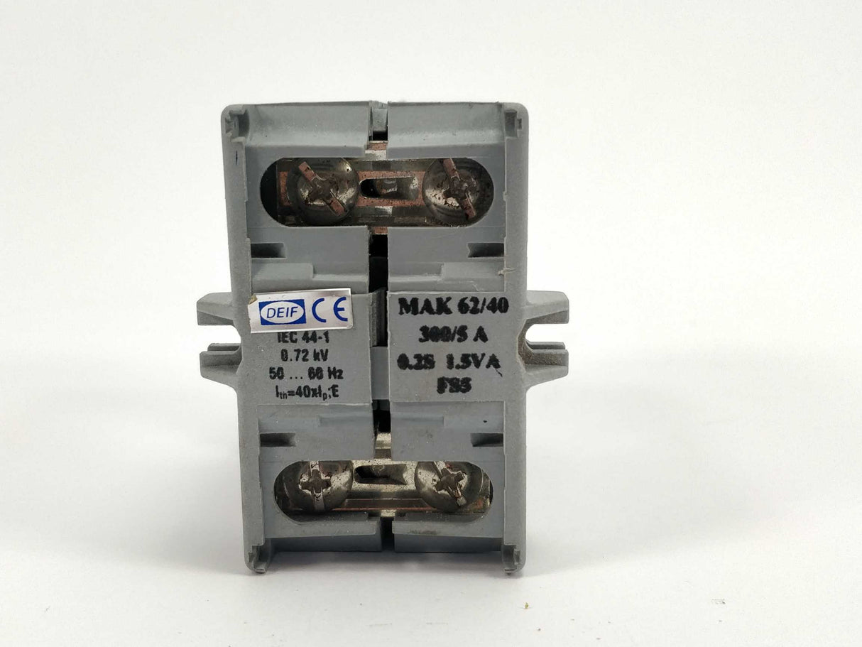 Deif IEC 44-1 MAK 62/40 300/5A Current Transformer